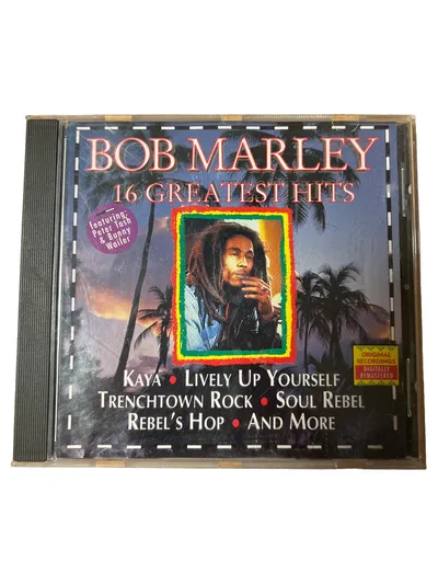 Bob Marley 16 Greatest Hits CD Reggae Album Peter Tosh Bunny Wailer Remastered