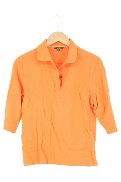 ARIDO Damen Poloshirt Gr. 38/M Orange Casual Basic Streetwear