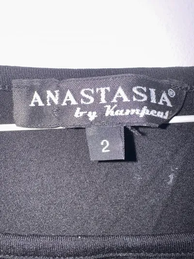 Anastasia Damen Shirt Schwarz Spitzenärmel Gr. XXL 44 Elegant