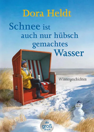 Dora Heldt Schnee ist auch nur hübsch gemachtes Wasser dtv Großdruck Roman