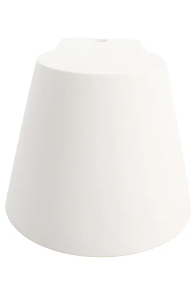SLV Wandleuchte Modern Weiß Keramik Kegelförmig 10cm Höhe Lampe