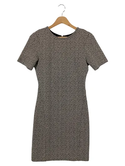 GANNI Sommerkleid Damen Gr. 36/S Elegant Mehrfarbig Meliert Kurzarm