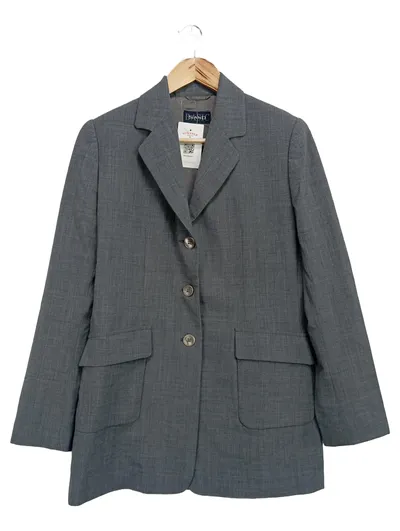 SAND Damen Blazer Gr. 36/S Grau Business Klassisch Elegant
