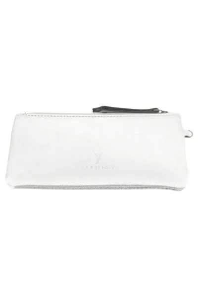 SURI FREY Damen Clutch Silber Elegant 20x10cm Kunstleder