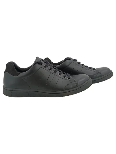 Vegetarian Shoes Herren Sneaker Schwarz Gr. 41 Vegan Leder Schnürschuhe