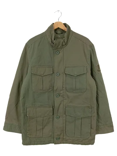 PEPE JEANS Herren Jeansjacke Gr. 46;S Grün Military Outdoor Baumwolle