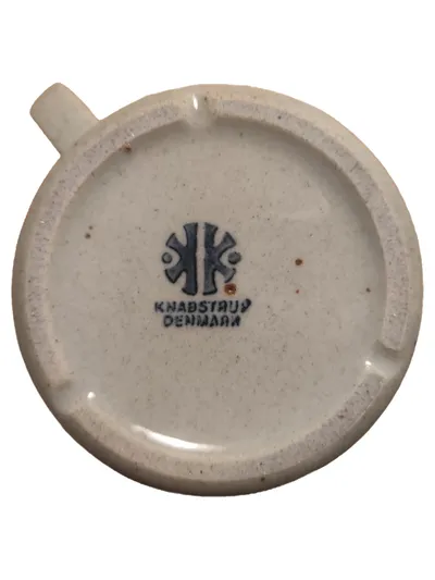 Knabstrup Keramik Tasse Beige Vintage Keramik Becher