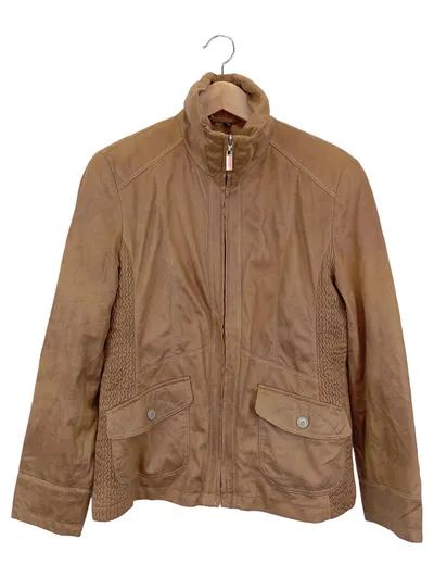BARBARA LEBEK Leichte Jacke Damen 40/M Braun Casual Übergangsjacke