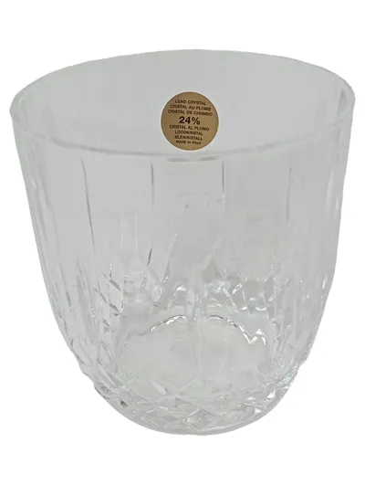 CAPRI Trinkglas Bleikristall Elegant Transparent 8cm Wasserglas Whiskyglas