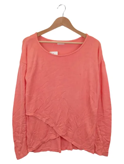 LASCANA Damen Pullover Rosa Gr. 36/38 Casual Asymmetrischer Schnitt