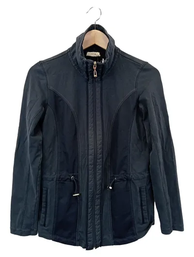 BONITA Damen Leichte Jacke Gr. 38/M Casual Blau Baumwolle Reißverschluss
