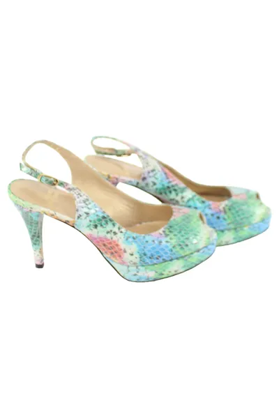 STUART WEITZMAN Damen Pumps Gr. 36 Mehrfarbig Elegant Modisch Tierdruck