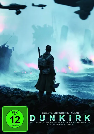 Dunkirk DVD Kriegsfilm Christopher Nolan FSK 12 Warner Bros