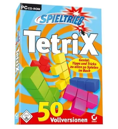 Sybex TetriX PC CD-ROM Puzzle Gedächtnisspiel 50 Vollversionen Deutsch