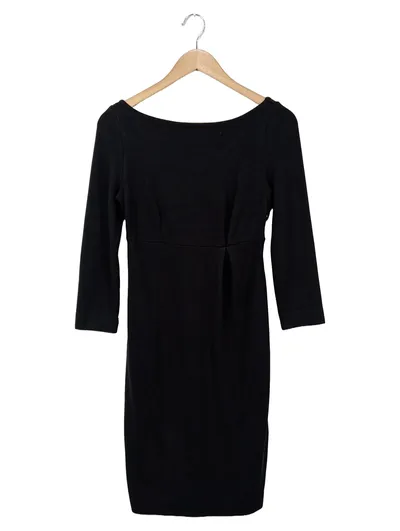 MISS SIXTY Damen festliches Kleid Gr. 36/S Schwarz Elegant Vintage Midikleid