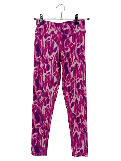 90 DEGREE Mädchen Leggings Gr. 140 (M/10) Pink Lila Abstrakt Sportlich