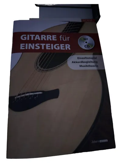 Jokers Edition Gitarre für Einsteiger Lehrbuch mit CD Anfänger Akkorde Theorie