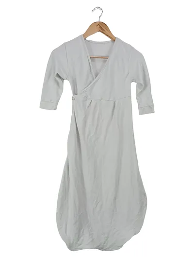 ALVI Baby Schlafsack Gr. 92 Weiß Baumwolle Wickelverschluss