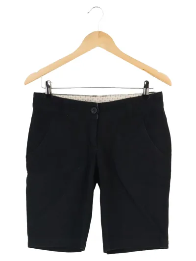 MAUI WOWIE Damen Shorts W27 Schwarz Casual Basic Baumwolle