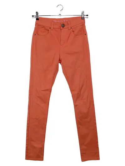 SAND Damen Jeans Regular Fit W28/36/S Orange Casual Baumwolle