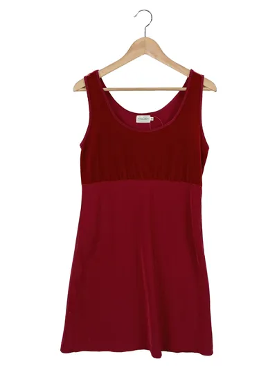 TWILFIT Damen Freizeitkleid Gr. 38/M Rot Elegant Klassisch Vintage