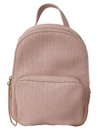 JUICY COUTURE Damen Rucksack Rosa Logo-Print Mini Backpack 23cm x 16cm 1