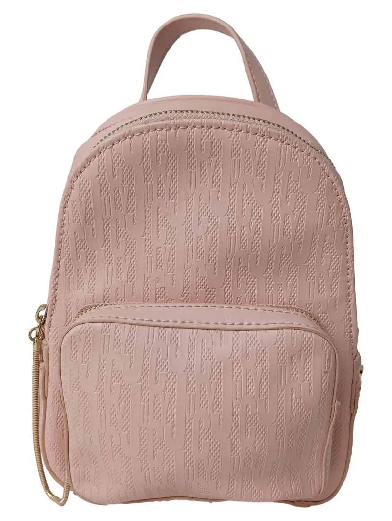 JUICY COUTURE Damen Rucksack Rosa Logo-Print Mini Backpack 23cm x 16cm 1