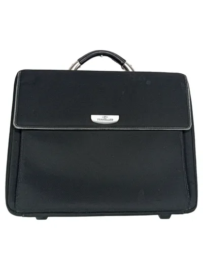 TRAVELITE Aktenkoffer Herren Business Schwarz 41x33 cm Polyester Büro Tasche