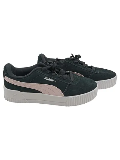 Puma Damen Sneaker low Gr. 37 Grau Sportlich Freizeit Schuhe