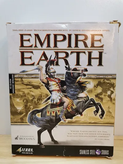SIERRA Empire Earth PC Strategiespiel Echtzeit Epoche Urzeit bis Nano Deutsch