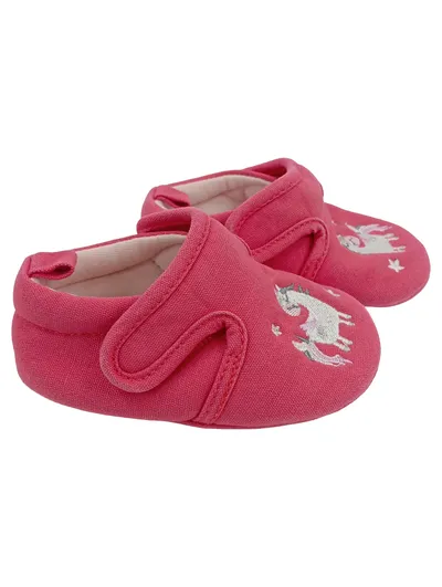 STERNTALER Hausschuhe Kinder Gr. 19/20 Rosa Einhorn Casual Baby Schuhe