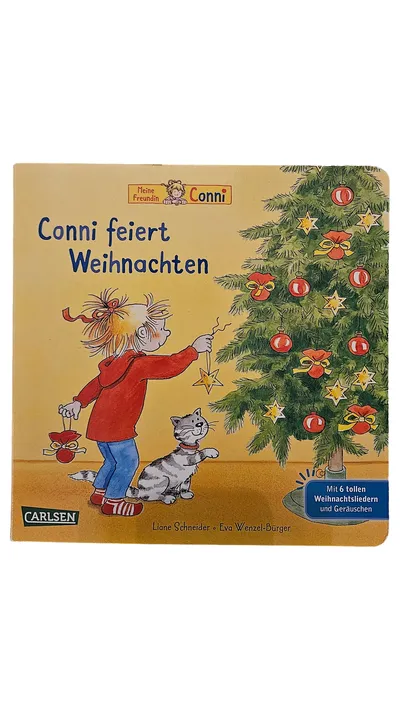 Carlsen Conni Weihnachtsbuch Pappbilderbuch Lieder Geräusche Hardcover