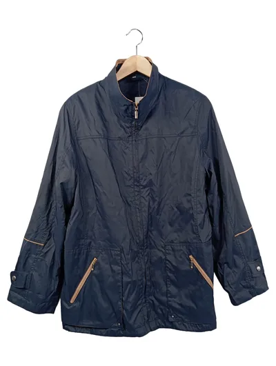 BONITA Leichte Jacke Damen Gr. 40/L Blau Klassisch Elegant Polyester Nylon