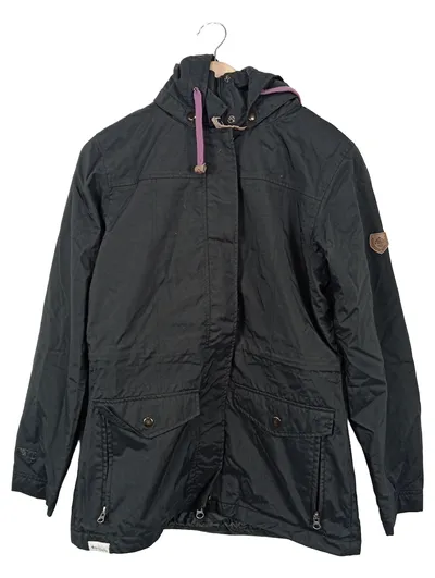 MCKINLEY Damen Outdoorjacke Gr. 38/M Schwarz Kapuze Sportlich