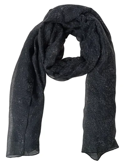 EMMA & KELLY Damen Schal Grau Elegant Viskose 180x88 cm