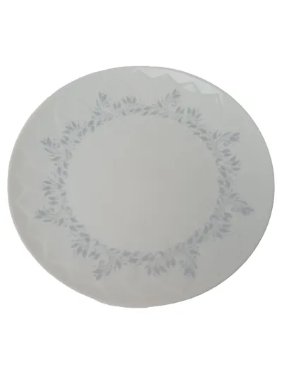 ROSENTHAL studio-linie Kuchenteller Porzellan Weiß Blattmotiv 19cm Klassisch