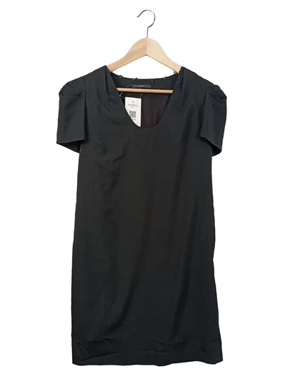 SET Damen Etuikleid Gr. 36/S Schwarz Klassisch Elegant Business Kleid