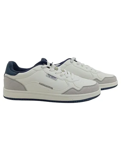 Dockers by Gerli Herren Sneaker Low Weiß Navy Gr. 41 Casual