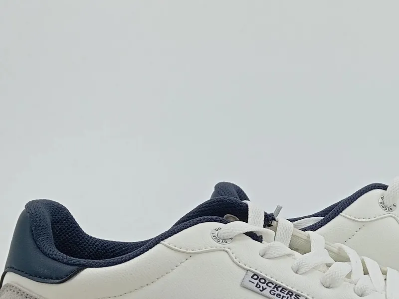 Dockers by Gerli Herren Sneaker Low Weiß Navy Gr. 41 Casual 3