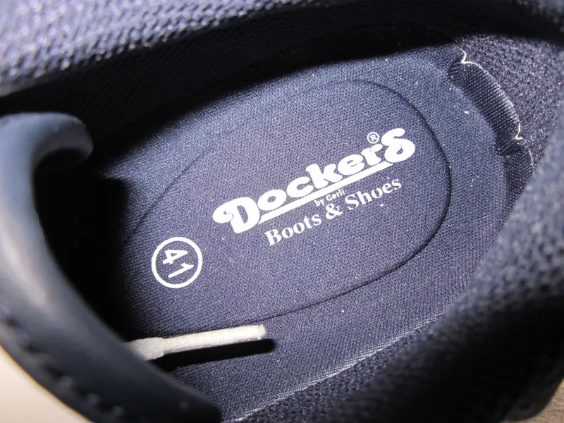 Dockers by Gerli Herren Sneaker Low Weiß Navy Gr. 41 Casual 4