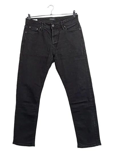 Jack & Jones Herren Jeans Regular Fit W32 Schwarz Denim Hose