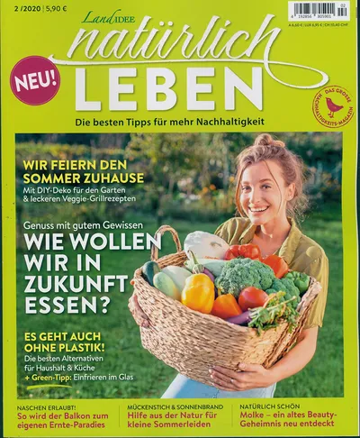 LandIDEE natürlich LEBEN 2/2020 Zeitschrift Nachhaltigkeit Sommer DIY