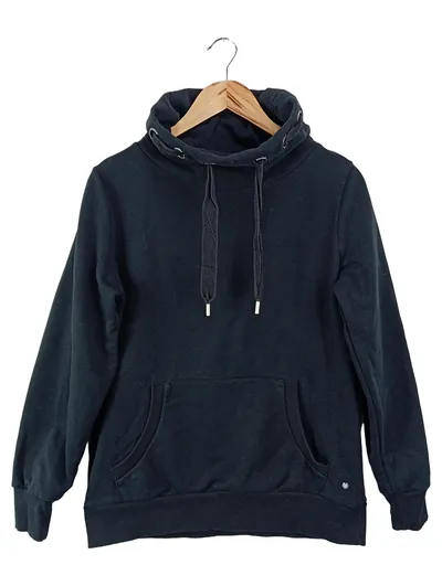 Broadway Kapuzenpullover Damen Gr. 36/S Schwarz Hoodie Casual