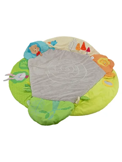 HABA Babydecke Tiermotive Mehrfarbig 103x103 cm Guter Zustand