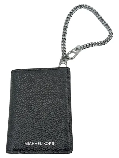 MICHAEL KORS Karten Etui Damen Schwarz Polyurethan Polyester Elegant Uni