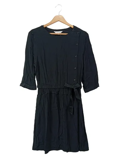 & OTHER STORIES Blusenkleid Damen 36/S Schwarz Klassisch Elegant Viscose