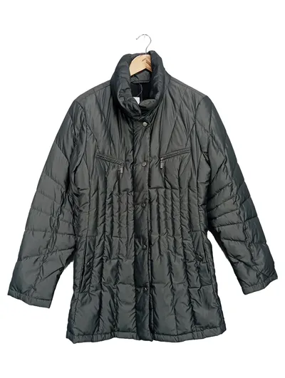 BASLER Damen Steppjacke Gr. 38/M Schwarz Klassisch Elegant Outdoor