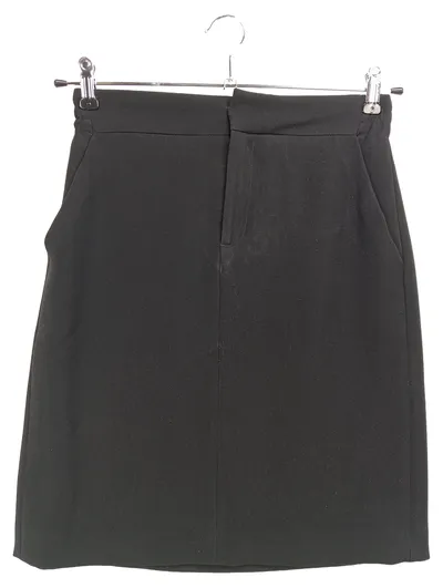 DRYKORN Faltenrock Damen Gr. 38/M Schwarz Klassisch Elegant Midirock