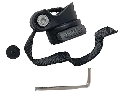 ABUS Fahrradschloss Halterung TEX-FL Schwarz Montage Set