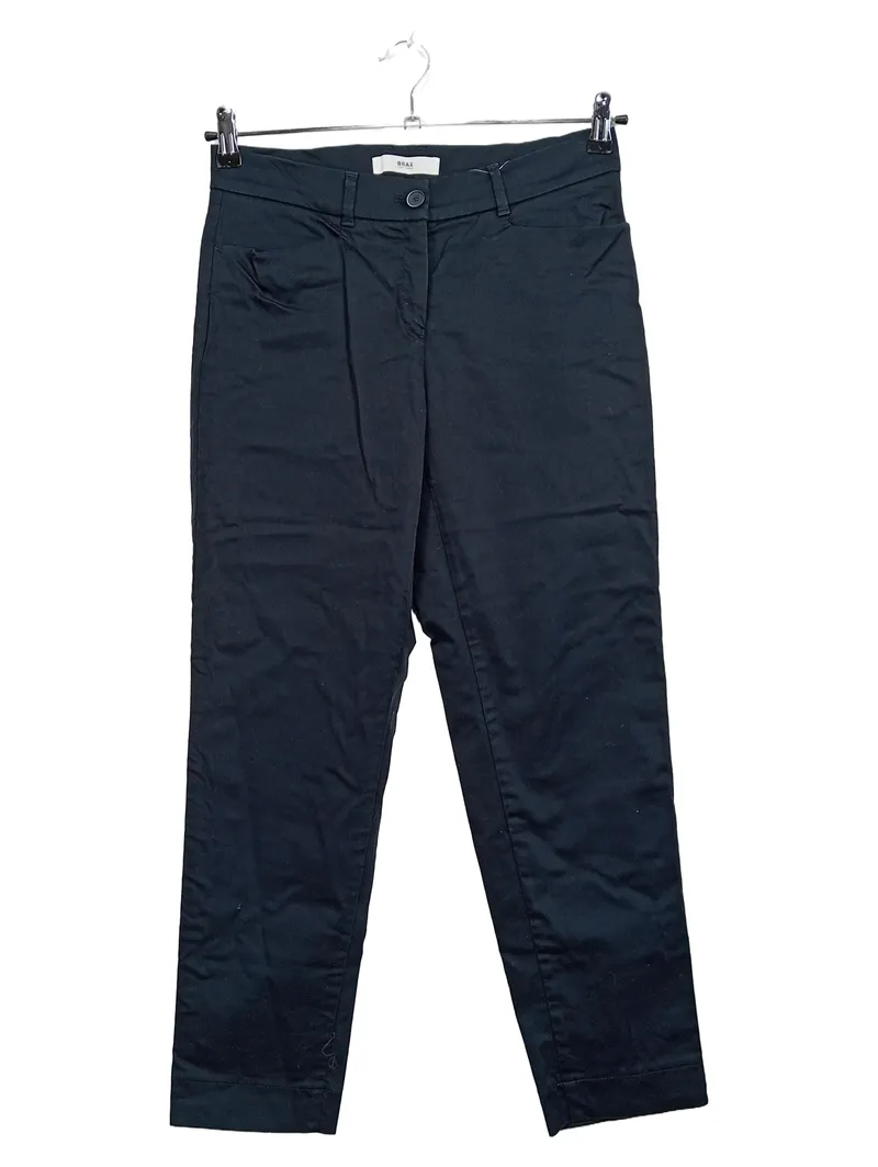 BRAX Damen Stoffhose Chino Schwarz Gr. 44 W35 Klassisch Business 6
